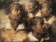 Four Studies of the Head of a Negro